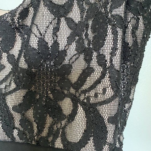 Morgan & Co Sparkly Strap Dress w/ front opening - Picture 4 of 5